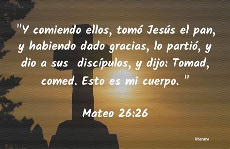 Mateo 26:26.